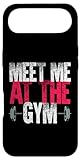 Carcasa para iPhone Air Camiseta de Fitness Meet Me at The Gym para los Amantes del Entrenamiento
