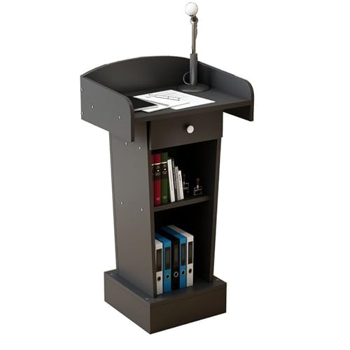 Soporte de madera para conferencias, recepción, iglesia y escuela, sala de conferencias, atril para seminarios y cursos de capacitación, atril de pie