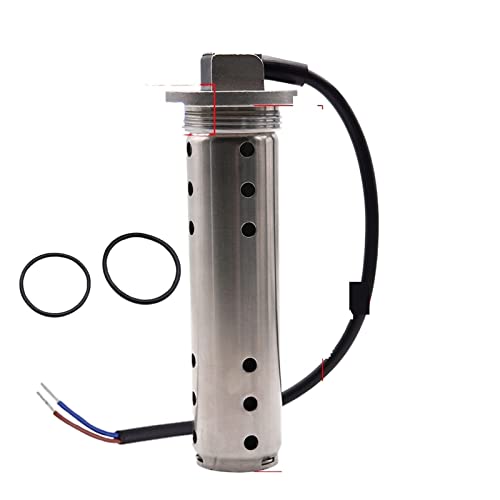 Jauge de niveau réservoir d'eau en acier inox durable 450mm 240 ohm