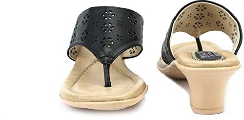 Image of BING BANG Women's Synthetic Slip-on Platform Heel Sandals