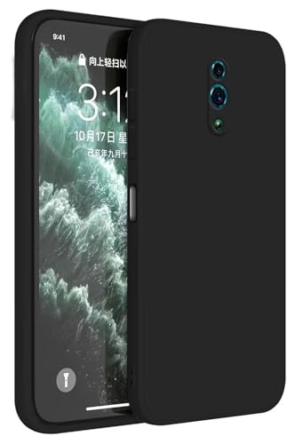 Topme Cover per OPPO Reno (Generation 1) (6.65' Inches) Custodia Case, Protezione Della Pelle Della Custodia in Silicone Tpu - Nero