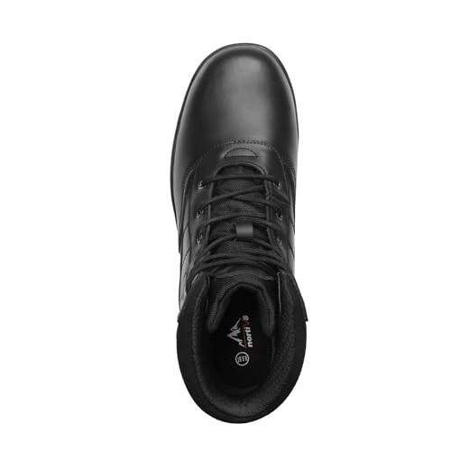 NORTIV 8 Men's Steel Toe Work Boots Breathable Ankle Safety Industrial & Construction Boots CONTRACTOR,Size 11,Black - Image 6