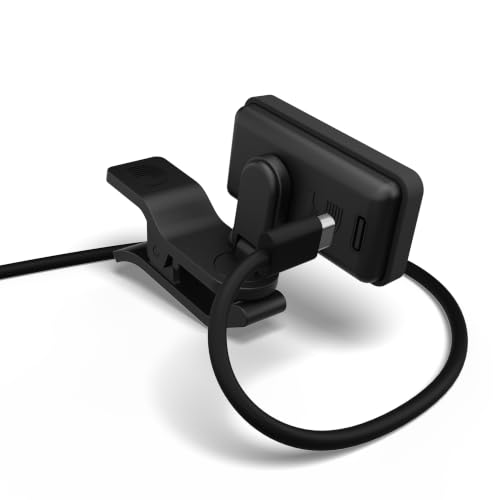 Image of D'Addario Eclipse Rechargeable Headstock Clip-On Guitar Tuner, Black, 2 Pack