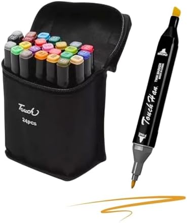 Marcadores de ponta dupla de á...