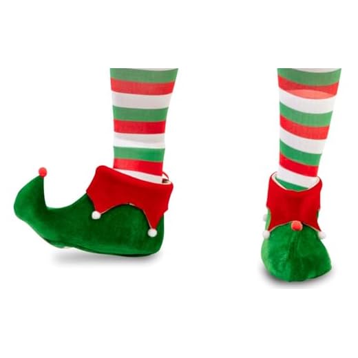 EUROCARNAVALES Babuchas de Elfo Claus Infantil
