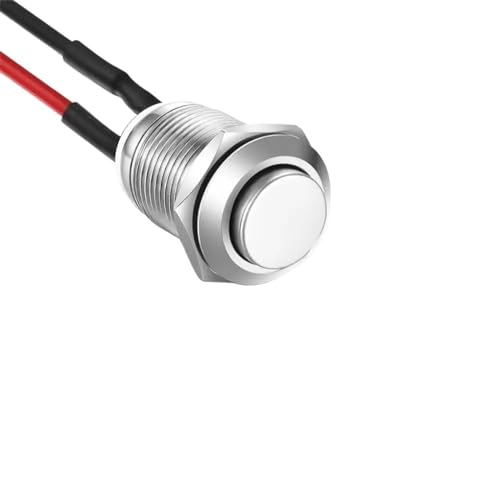 Interrupteur bouton poussoir 12mm étanche IP65 : fini la rouille avec l'acier noir