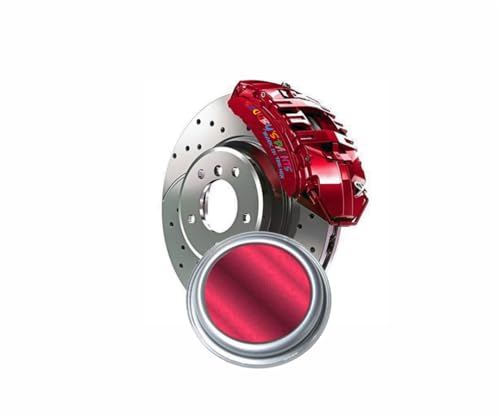 SCOOBYS PAINTS BACK IN THE MIX High Heat Resistant Gloss Brake Caliper Paint Wheel Engine Restore Metal (250Ml Red Rush)