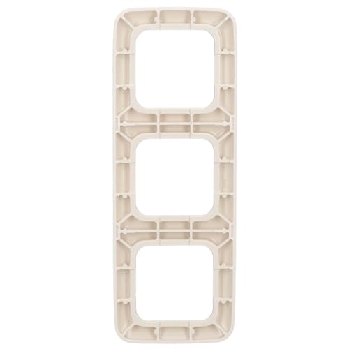 Busch-Jaeger 2513-212 3-fach Rahmen (Duroplast) Cremeweiß Busch-Duro 2000 SI 2CKA001725A0563