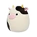 Squishmallows SQCR05373 7.5-Inch-Connor The Black and White Cow, Multicolour