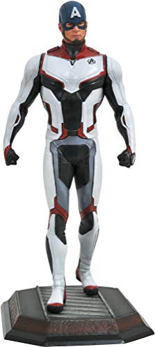 DIAMOND SELECT TOYS Marvel Gallery: Avengers Endgame: Team Suit Captain America PVC Figure, Multicolor, 9 inches