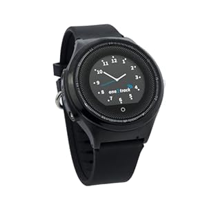 One2Track Connect Move Zwart – GPS Smartwatch Kinderen – Incl. Simkaart – Eigen App – Bellen, Berichten, SOS, Veilige…