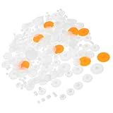 COSMEVIVI 1バッグプラスチック製ギアバッグ 種類豊富な小型ギア おもちゃ修理用やプロジェクトに 静かな作動と耐久性 男の子女の子から大人まで楽しめる手工芸パーツ