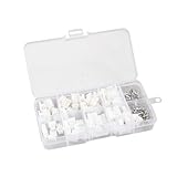 KOMBIUDA 150 Stück Teiliges JST Stecker Set PCB Header Pins Männliche und Weibliche Buchsen Vielseitiges Anschlussgehäuse Sortiment in Praktischer Aufbewahrungsbox für Elektronik und