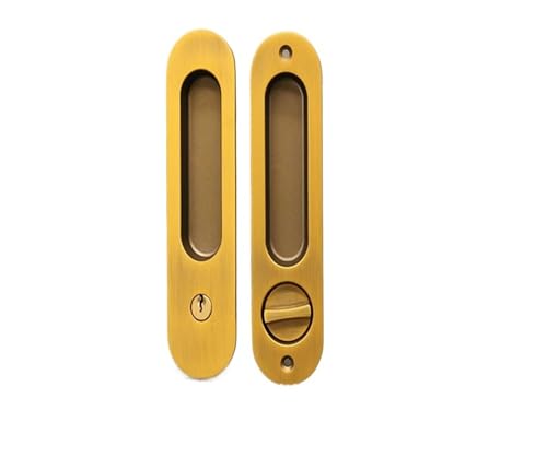 ���������g�������˃��b�N �����L���r�l�b�g�ؐ��h�A ���ʈ����˃��b�N �����o���R�j�[ �t���b�g�v�b�V���{�^�� ���[���s�A���X�^�C��(YM03 yellow bronze with lock body)