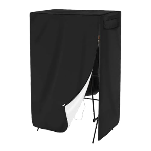 COOSOO Basketball Arcade Game Cover Dual Shot Electronic Basketball Arcade Game Cover Waterproof Oxford Fabric with Side Zipper & Drawstring, Easy Clean & Foldable (51x25x85in)