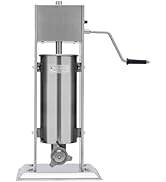 Commercial Churros Maker, 5L Stainless Steel Manual Spanish Churros Donuts Machine, 4 Nozzles Chu...
