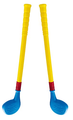 alldoro 60066 Garten Golf Set, Gartengolf mit 11 Teilen, Kindergolf mit 6 Hindernissen, 2 XXL Schläger und 3 Golfbällen… – Bild 3