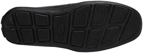 Driver Club USA Unisex Kids Boys/Girls Leather Driving Loafer with Tassle Detail, Black Grainy, 1 M US Little | Image 3