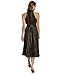 Chiffon V-Neck A-Line Belted by DONNA KARAN