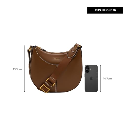 Image of Miraggio Tru Hobo Bag | Women Shoulder Bag For Casual Day Look & Travel | Gift Items For Women | Solid Hobo Bags With Adjustable Statement Strap