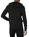 HUGO Boss Men's Regular Fit Square Logo Jersey Hooded Zip Up Sweatshirt, raven black, XL