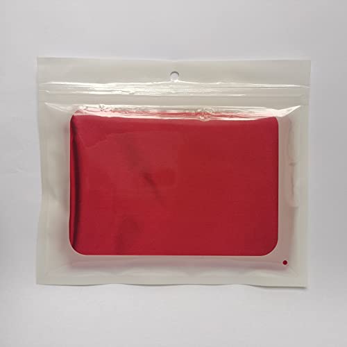 Women’s Solid Color Square Scarf Neckerchief (Dark Red)3