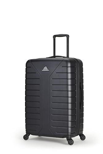 Gregory Quadro Pro Hardcase 22 Inch Hardshell Carry-on Travel Luggage, TSA Lock, Collapsible Handle, Optic Black