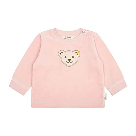 Steiff Unisex Baby Kapuze Sweatshirt, Silver PINK, 68 Cover