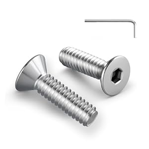 Zuyya M10 Edelstahl Senkkopfschrauben 10 Stück