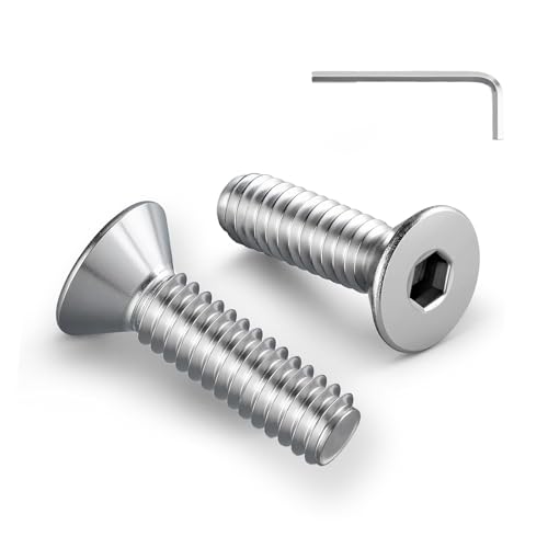 Zuyya M10 Edelstahl Senkkopfschrauben 10 Stück