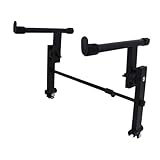 【Quality Material】: 2 Tier Keyboard Stand Attachment is made of quality iron material, which is strong, stable and sturdy 【Thoughtful Gift】: Second Tier Keyboard Stand can be given to family and friends of piano lovers on important days such as birth...