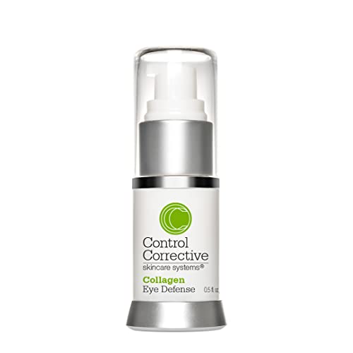 CONTROL CORRECTIVE Collagen Eye Defense, .5 Oz - Soothing & Hydrating Eye Cream, All Skin Types, Lightweight, Elastin, Wheat Germ, Hyaluronic Acid, Skin Brighteners Restore Smoothing To Delicate Areas
