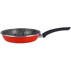 Sartenes Magefesa K2 Rojo MAGEFESA K2 Rojo - Sartén 26cm de Acero vitrificado Exterior Color Rojo. Antiadherente bicapa Reforzado Efecto Piedra, Apta para Todo Tipo de cocinas, Especial inducción. 50% de Ahorro energético.