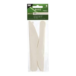 Papstar Pure Einwegmesser 88707 6er Pack