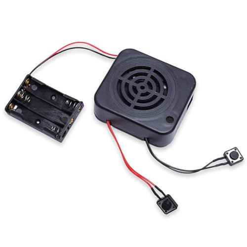 VBESTLIFE Módulo de Sonido Grabable, Caja de Grabación de Voz de 4 Minutos, Grabar Mensajes Personalizados Regalos para Proyectos de Manualidades Navideñas DIY Tarjeta de Felicitación de