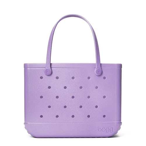 BOGG BAG Original Large Tote – 19” x 14” x 9” – Durable, Washable, Tip-proof – Beach, Pool, Boat, Work, Sports (Mermazing Shimmer)