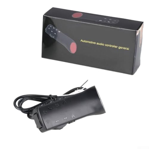 Mando a distancia para volante de coche con botón de aprendizaje para radios de coche, navegación GPS de audio multifunción para controlador de DVD