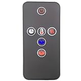 Replacement Remote Control for Napoleon Electric Fireplace W190-0095 NEFL32FH NEFL42FH NEFL50FH NEFL60FH NEFL72FH NEFL100FH NEFL42FH-MT NEFL50FH-MT NEFL60FH-MT,with Wall Mounting Bracket