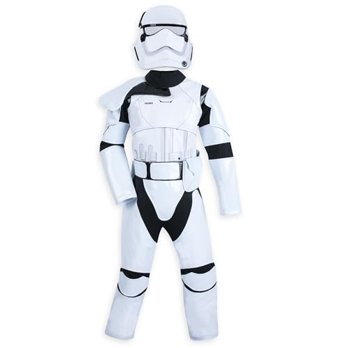 Disney Store Official Boys Halloween Costumes for Play - Premium Disney Cosplay Dress Up Outfits for Children- Stormtrooper Costume for Kids - Star Wars Roleplay - Size 5/6