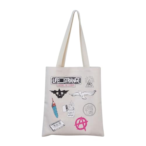 Sacola de videogame Chloe Max Lover Gift Video Game Merch, Bolsa Life is Strange, 12 x 14 inches