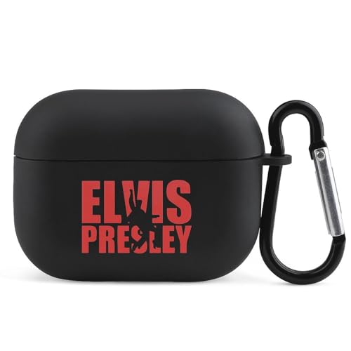 �G�����B�X �G���r�X�E�v���X���[ Elvis AirPods Pro �P�[�X (2023/2022/2019)�p AirPods Pro ��2����/�P�[�X AirPods Pro2 �L�[�`�F�[���t�� TPU�J�o�[ [�h�o&�ϏՌ���] �����[�d�\