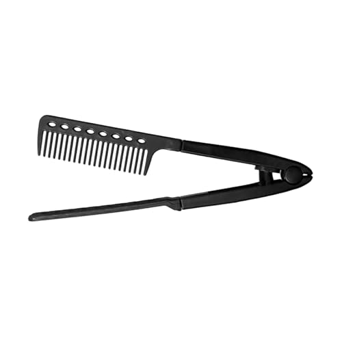 Peine para alisar el cabello, peine en V para peinar – Equipo anticrujido con mango ergonómico para estilismo diario principiantes y expertos Peine para alisar el cabello, peine en V para peinar – Equipo anticrujido con mango ergonómico para estilismo diario principiantes y expertos