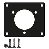 Xcvwj Golf Cart Charging Port Adapter Fit for Noco GCP1, Charger Port Adapter Plate Compatible with EZGO Golf Cart for Lithium Install and On-Board Charging