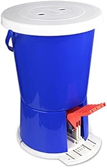 Pebegain Mini Manual Washing Machine, Portable Foot-Operated Washing Machine, Fast Washing Tool for Family Outdoor Camping, Removable Laundry Bucket