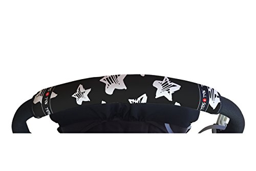 Tris&Ton Fundas empuñaduras horizontales Modelo Estrellas, empuñadura funda para silla de paseo cochecito carrito carro (Tris y Ton) Cover
