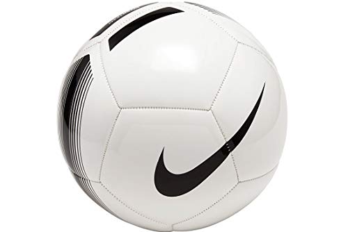 Nike Unisex's Pitch Team Soccer Ball Football Training, White/Black, 4 #TOP2