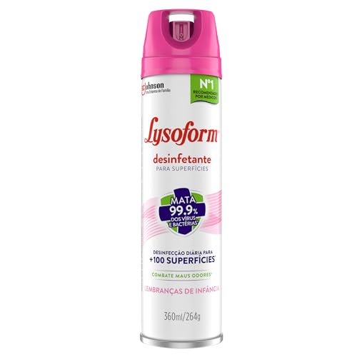 Lysoform Desinfetante Aerossol Lembrança De Infância 360Ml