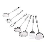Photo Gallery romisbaba 7 pezzi utensili cucina acciaio ergonomici ristorante hotel mestoli paletta e scolapasta resistenti al calore compatti e facili da conservare Photo Gallery romisbaba 7 pezzi utensili cucina acciaio ergonomici ristorante hotel mestoli paletta e scolapasta resistenti al calore compatti e facili da conservare