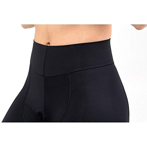 Bermuda ciclismo feminina Cycle7 Forro espuma e Gel Proteção UV 50+ (Preto, GG)