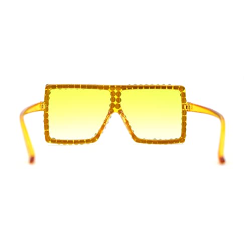 Girls Child Size Large Rhinestone Studded Flat Top Square Mob Sunglasses4